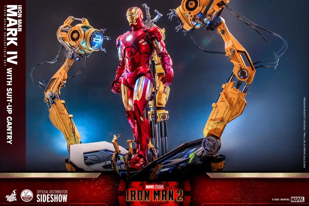 1/4 Scale - Iron Man 2 - Iron Man Mark IV w/Suit-Up Gantry