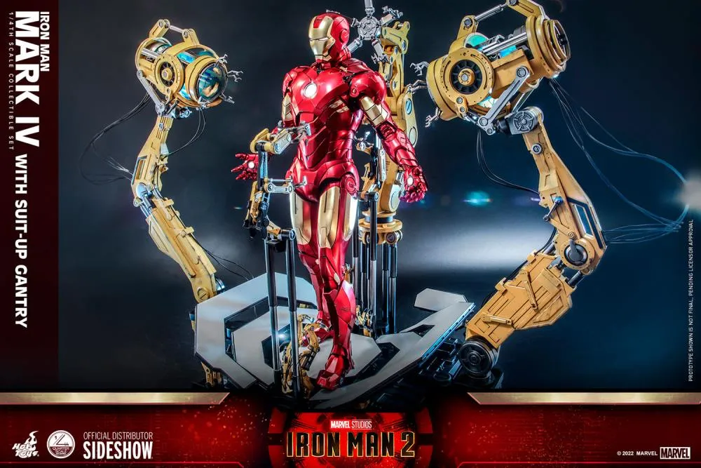 1/4 Scale - Iron Man 2 - Iron Man Mark IV w/Suit-Up Gantry