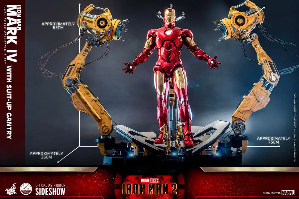 1/4 Scale - Iron Man 2 - Iron Man Mark IV w/Suit-Up Gantry