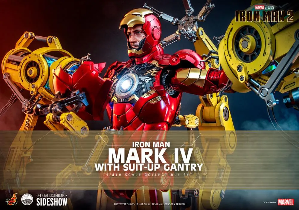 1/4 Scale - Iron Man 2 - Iron Man Mark IV w/Suit-Up Gantry