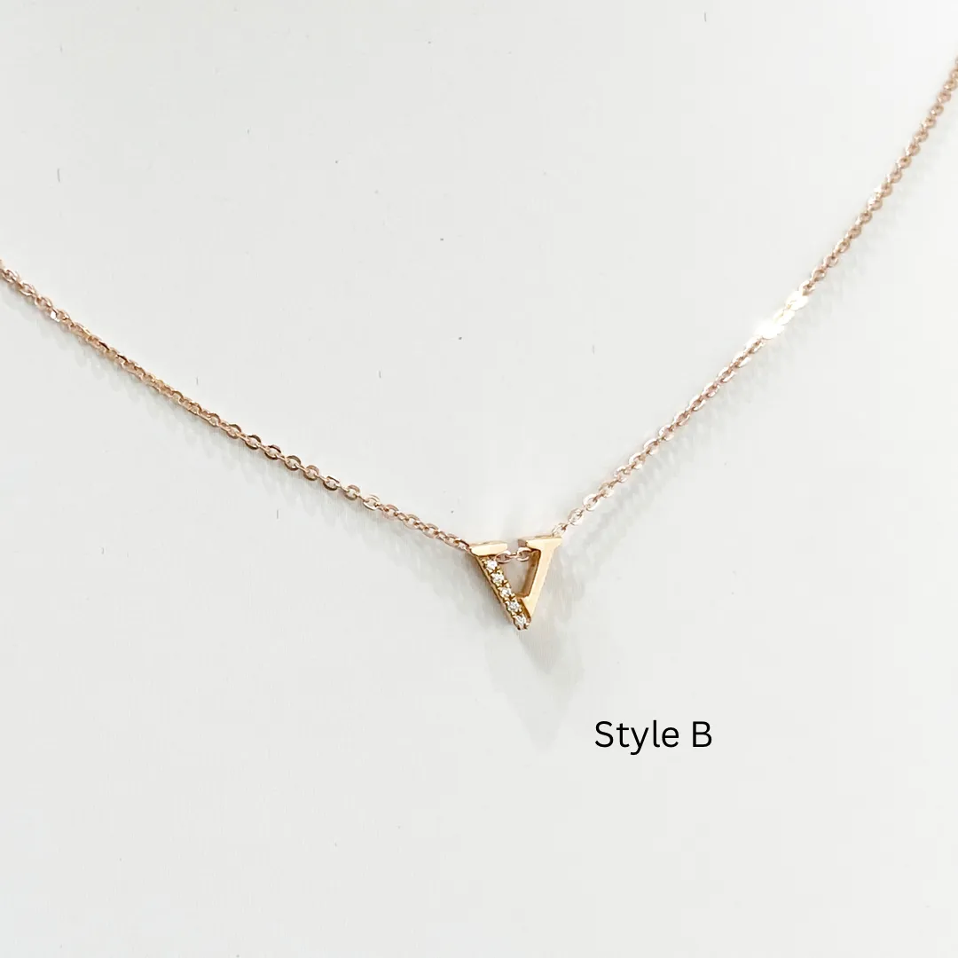 18k Gold Chain Necklace, Different styles (White/Rose/Yellow Gold)