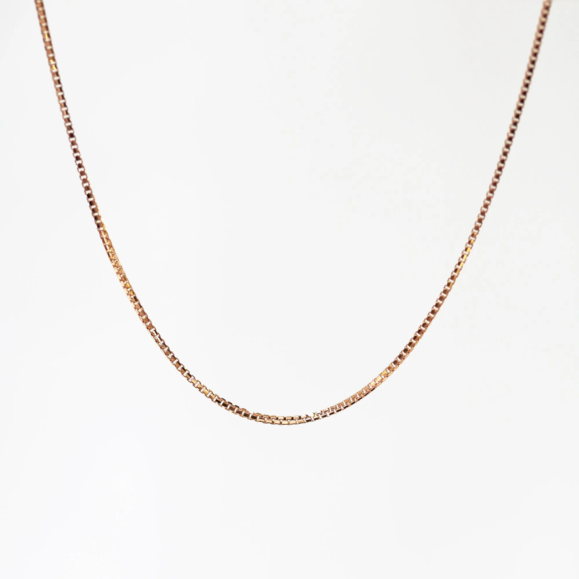 18k Gold Chain Necklace, Different styles (White/Rose/Yellow Gold)