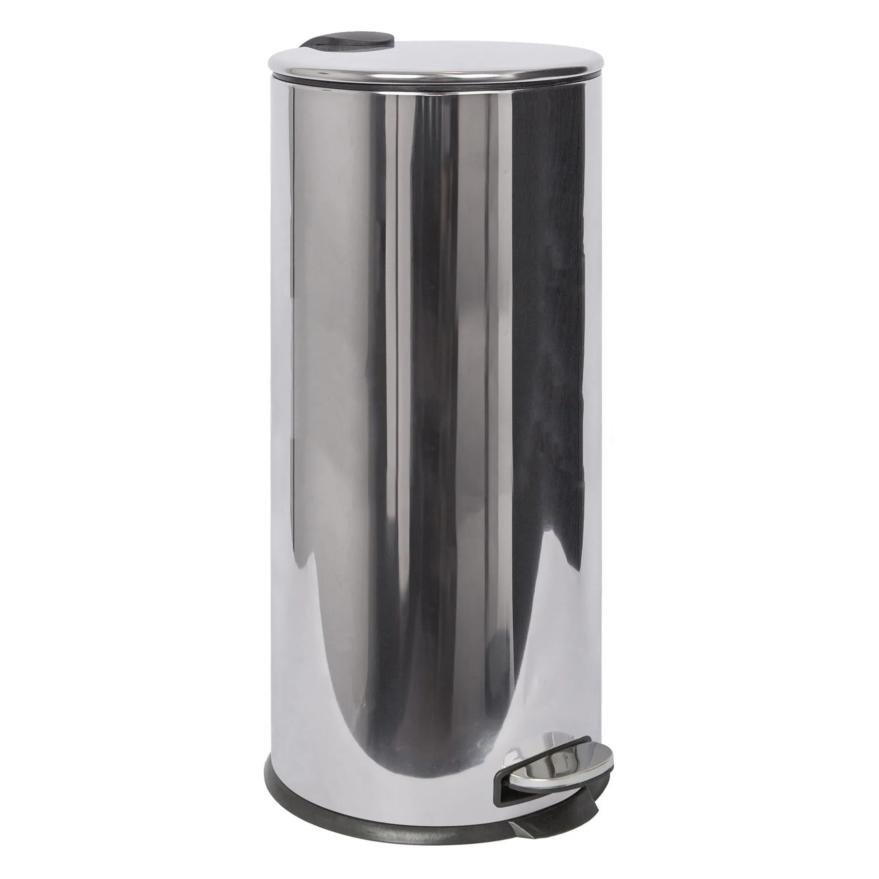 30L Stainless Steel Round Kitchen Pedal Bin - By Harbour Housewares