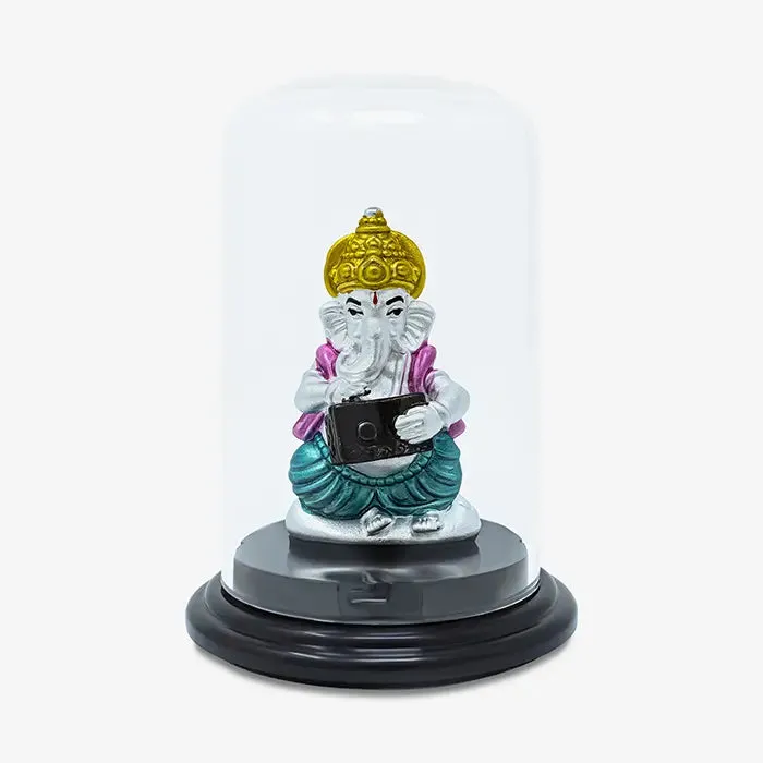 999 Silver Bhalchandra Aura Idol