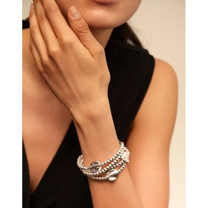 A Beautiful Mind Silver Metal Bracelet