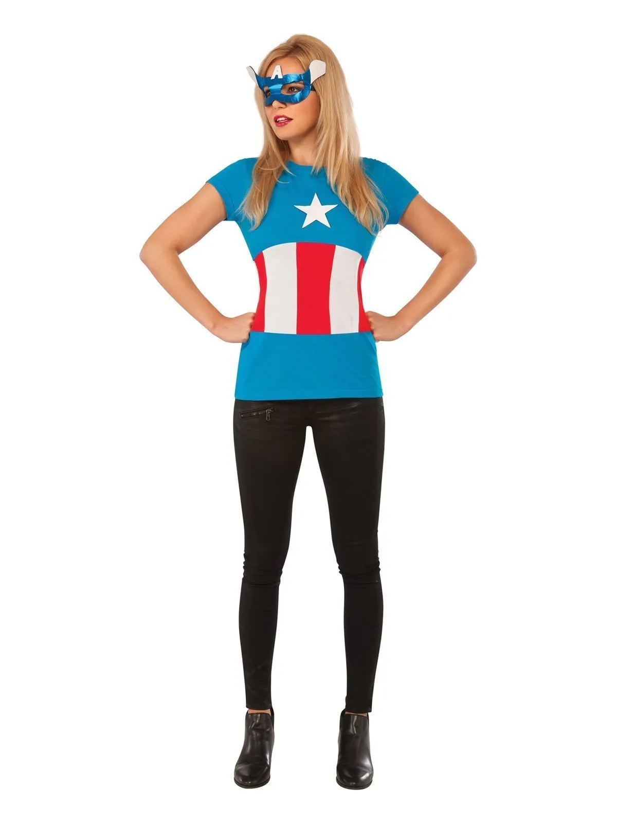 American Dream T-Shirt & Mask Set for Adults - Marvel Avengers