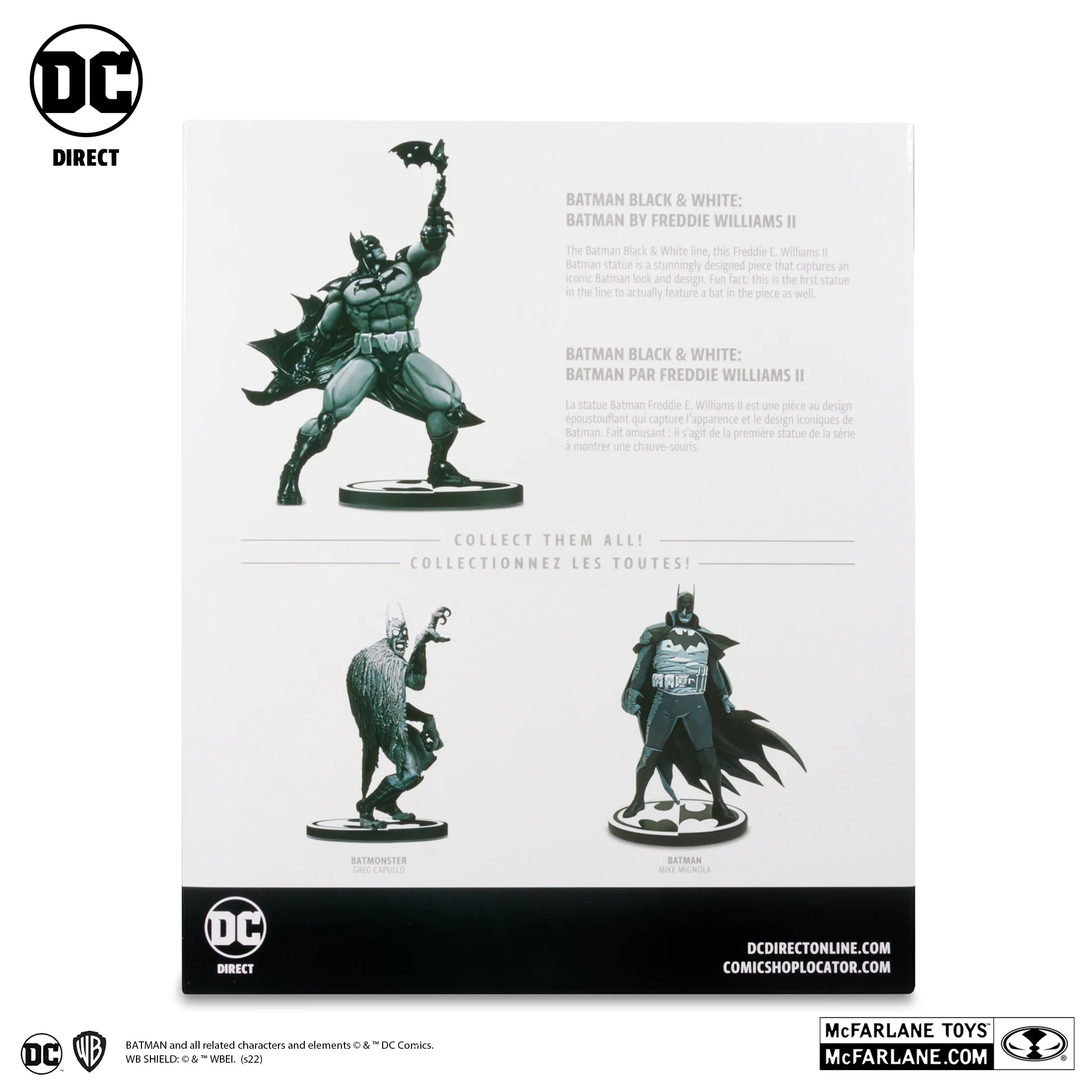 Batman Black and White Batman by Freddie Williams II Statue (Limited Edition) DC Direct - McFarlane Toys