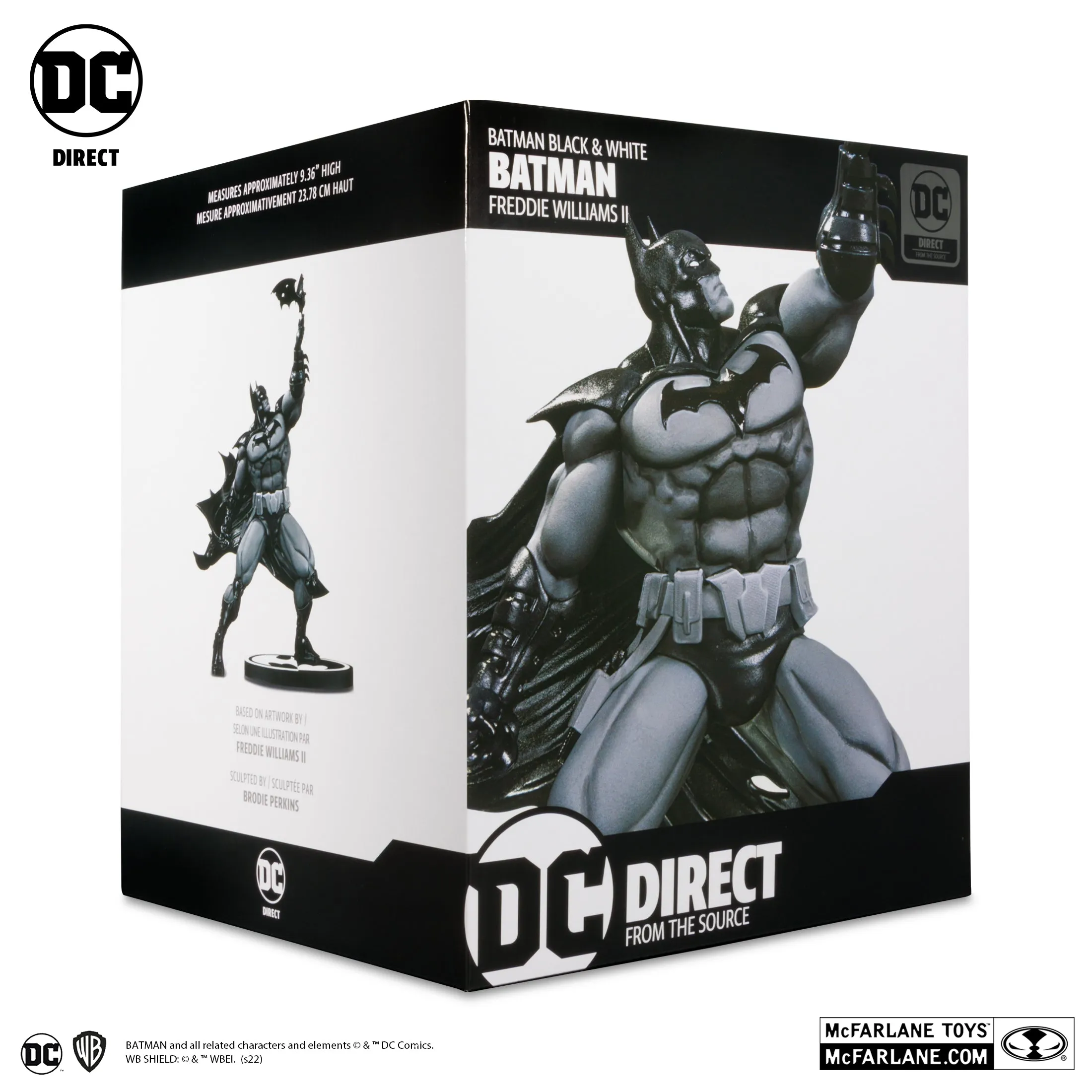 Batman Black and White Batman by Freddie Williams II Statue (Limited Edition) DC Direct - McFarlane Toys