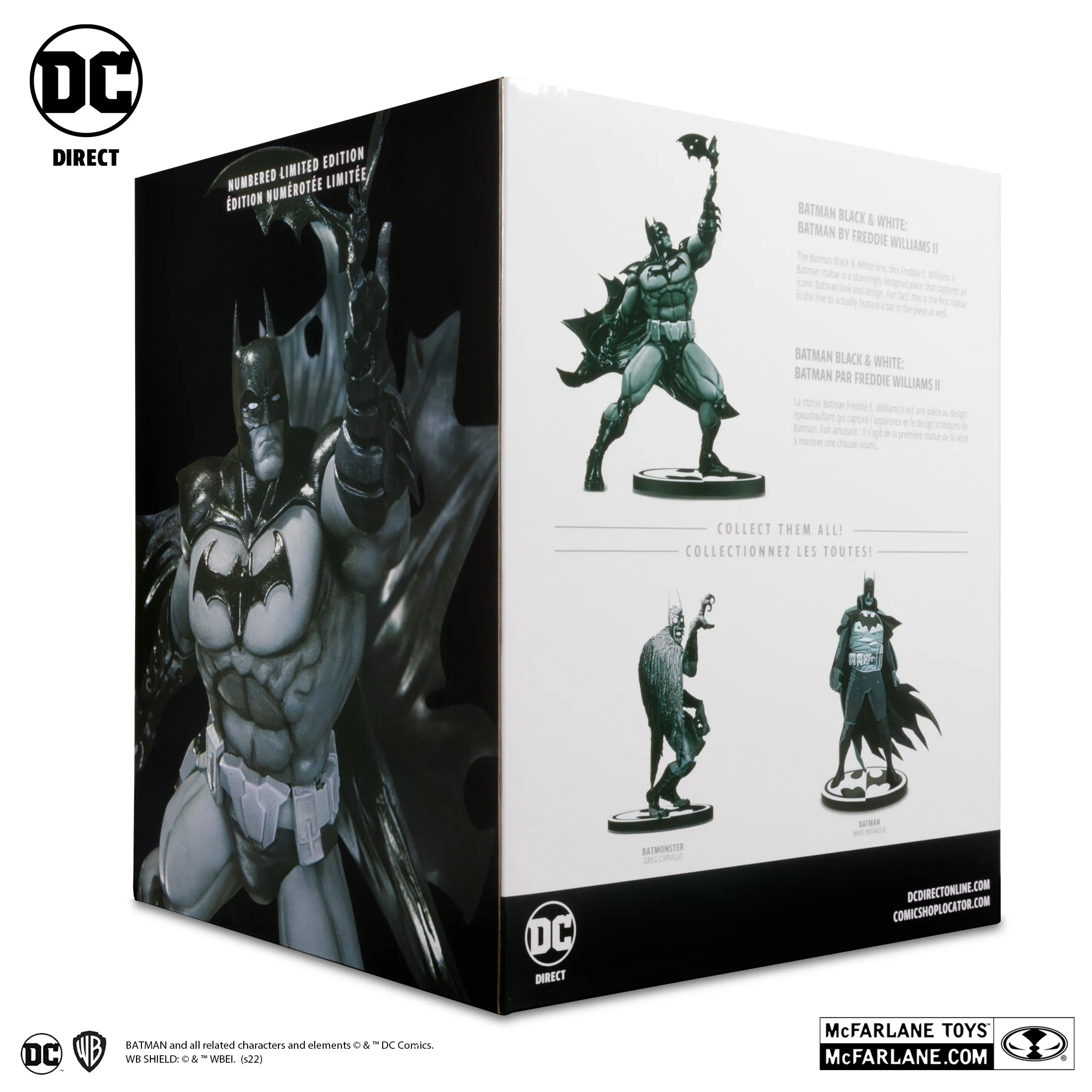 Batman Black and White Batman by Freddie Williams II Statue (Limited Edition) DC Direct - McFarlane Toys