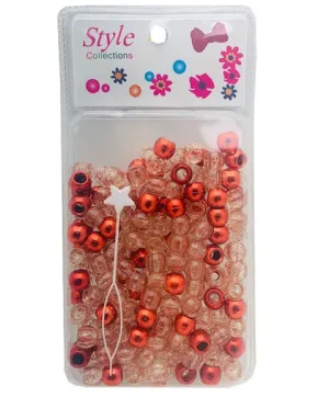 Beauty Collection Style Collection Hair Beads BD008 Red