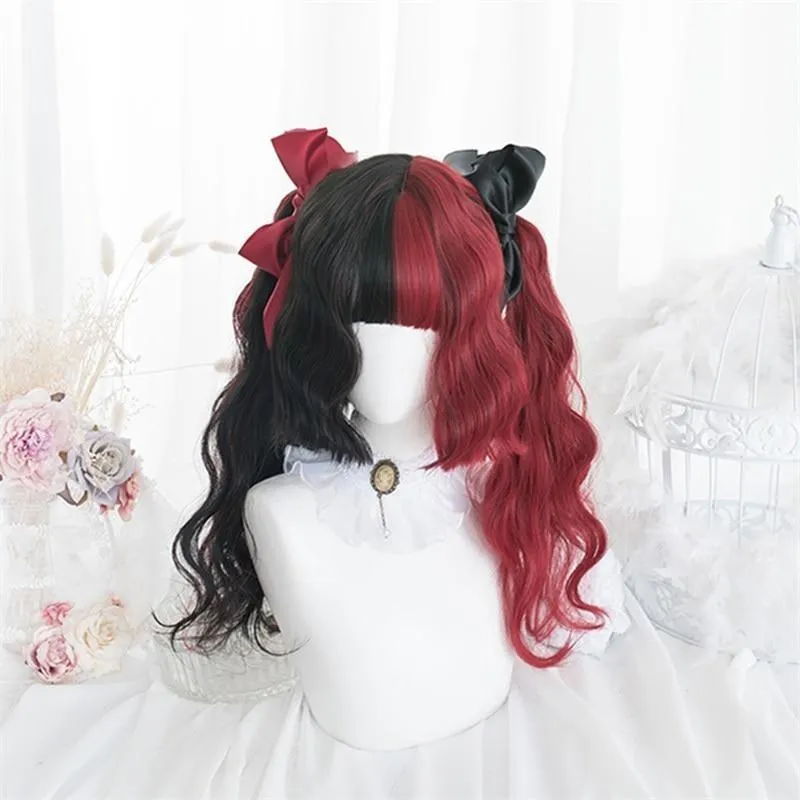 Black & Red Wig