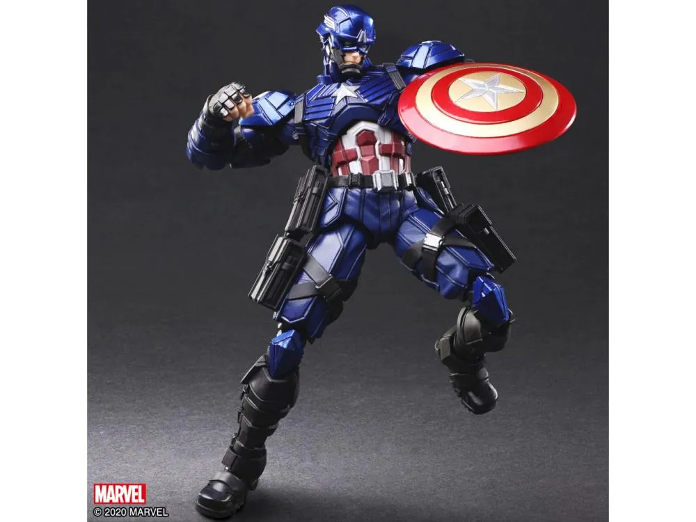 Bring Arts Marvel Universe Variant Captain America Square Enix Figure