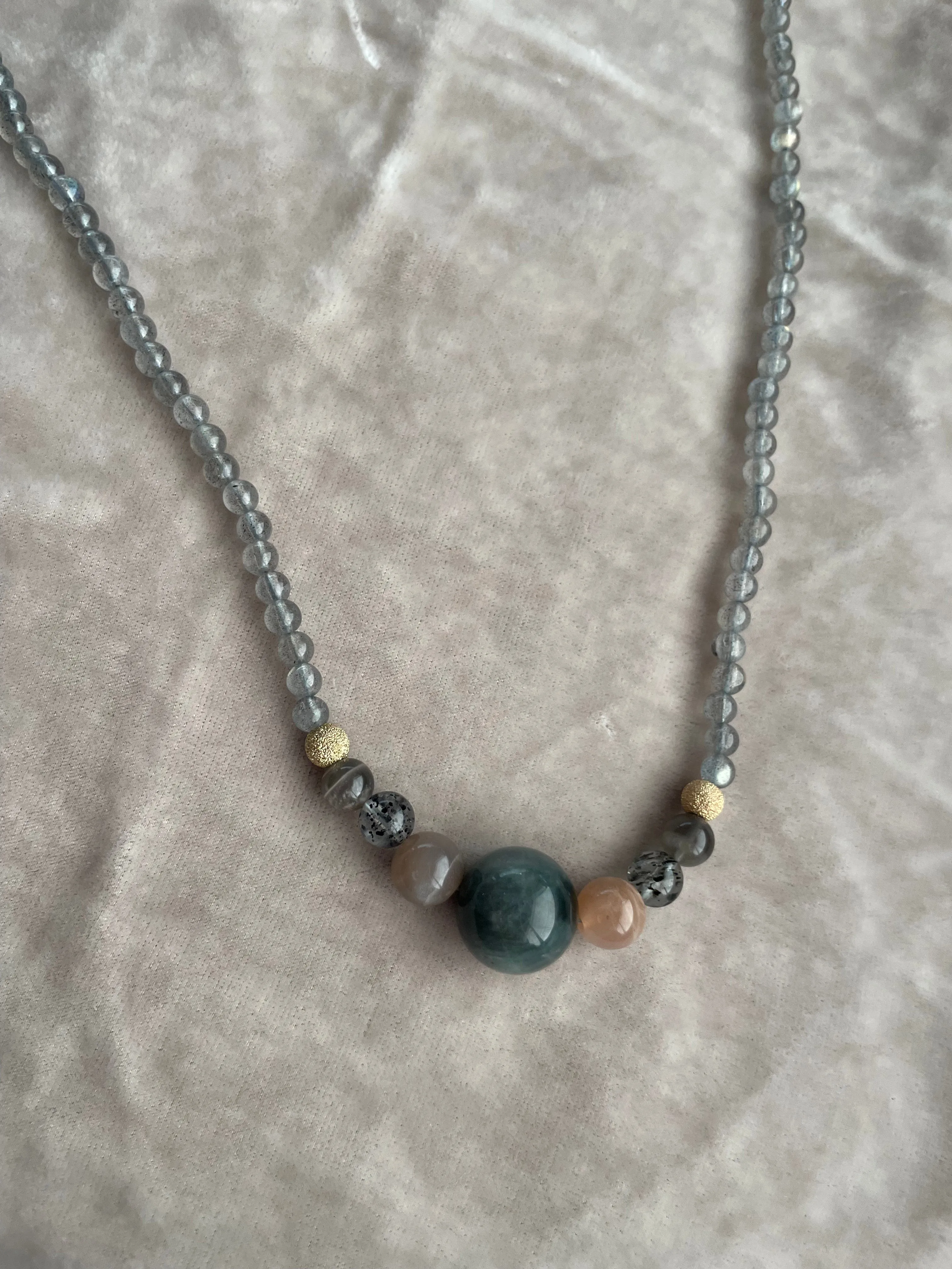 Bubbles Necklace - Labradorite