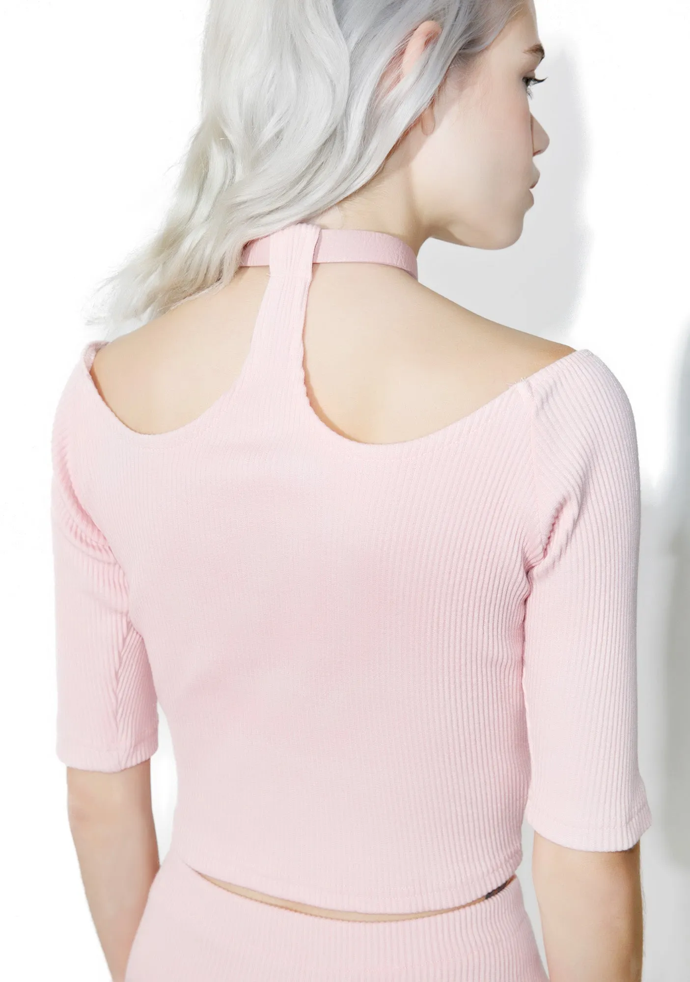 Candy Heart Choker Top