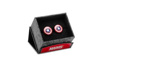 Captain America Shield Cufflinks