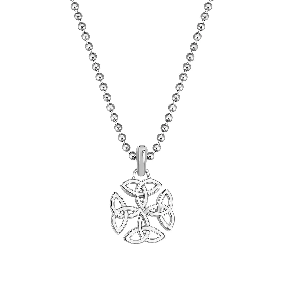 Celtic Dara Knot Necklace with Chain