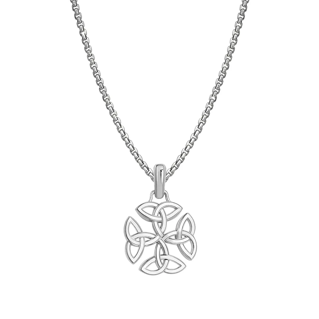 Celtic Dara Knot Necklace with Chain