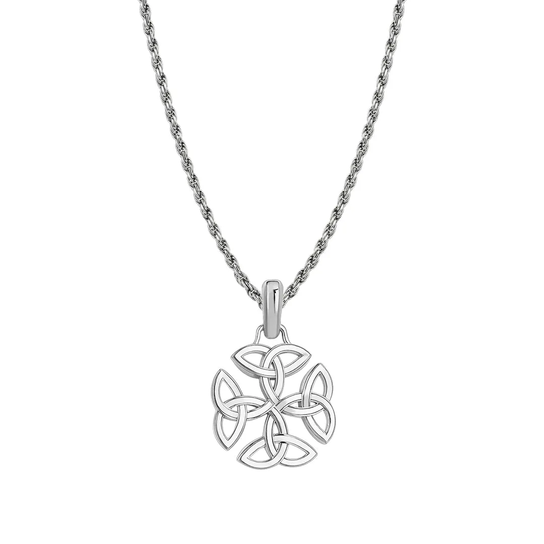 Celtic Dara Knot Necklace with Chain