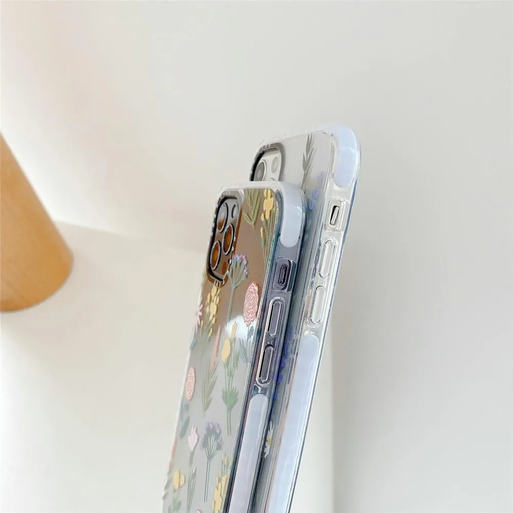 Classic Flower Print Soft TPU Case