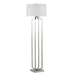 Deacon Floor Lamp - Silver Leaf