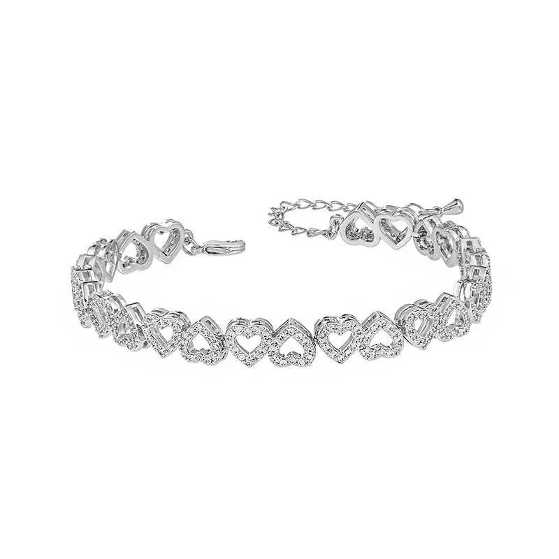 Diamond Heart Bracelet