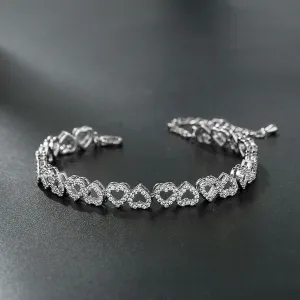 Diamond Heart Bracelet