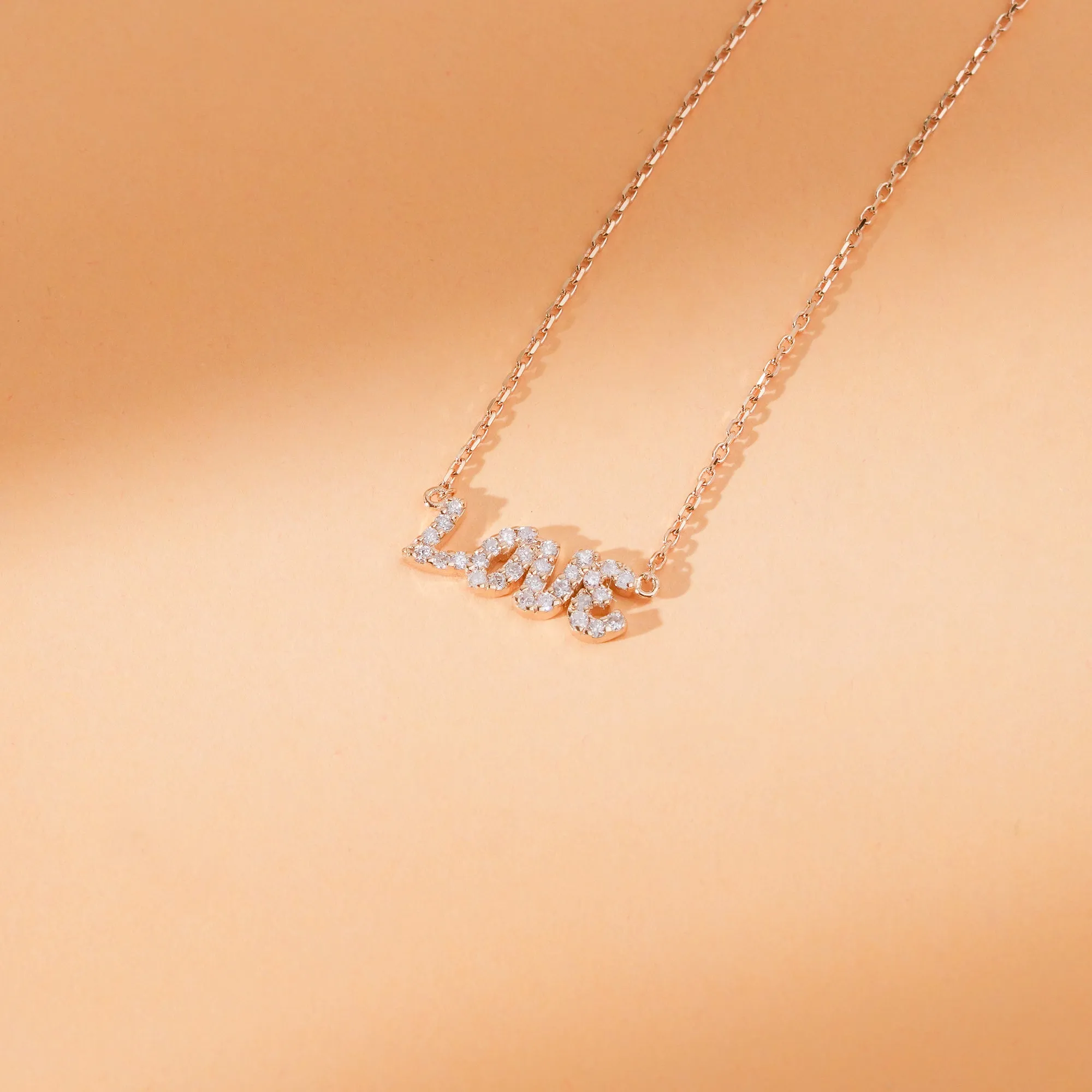 Diamond LOVE Necklace, Lulee