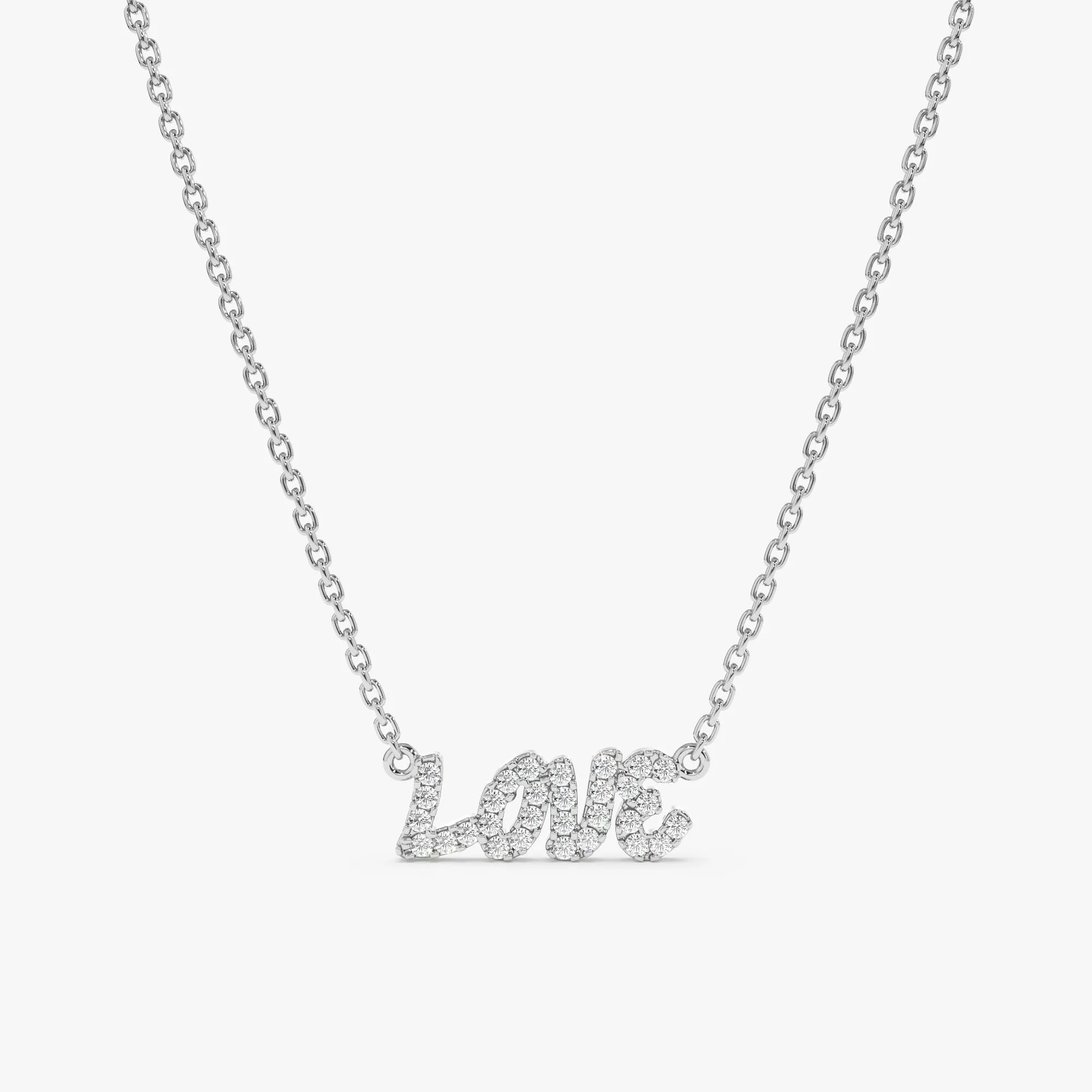 Diamond LOVE Necklace, Lulee