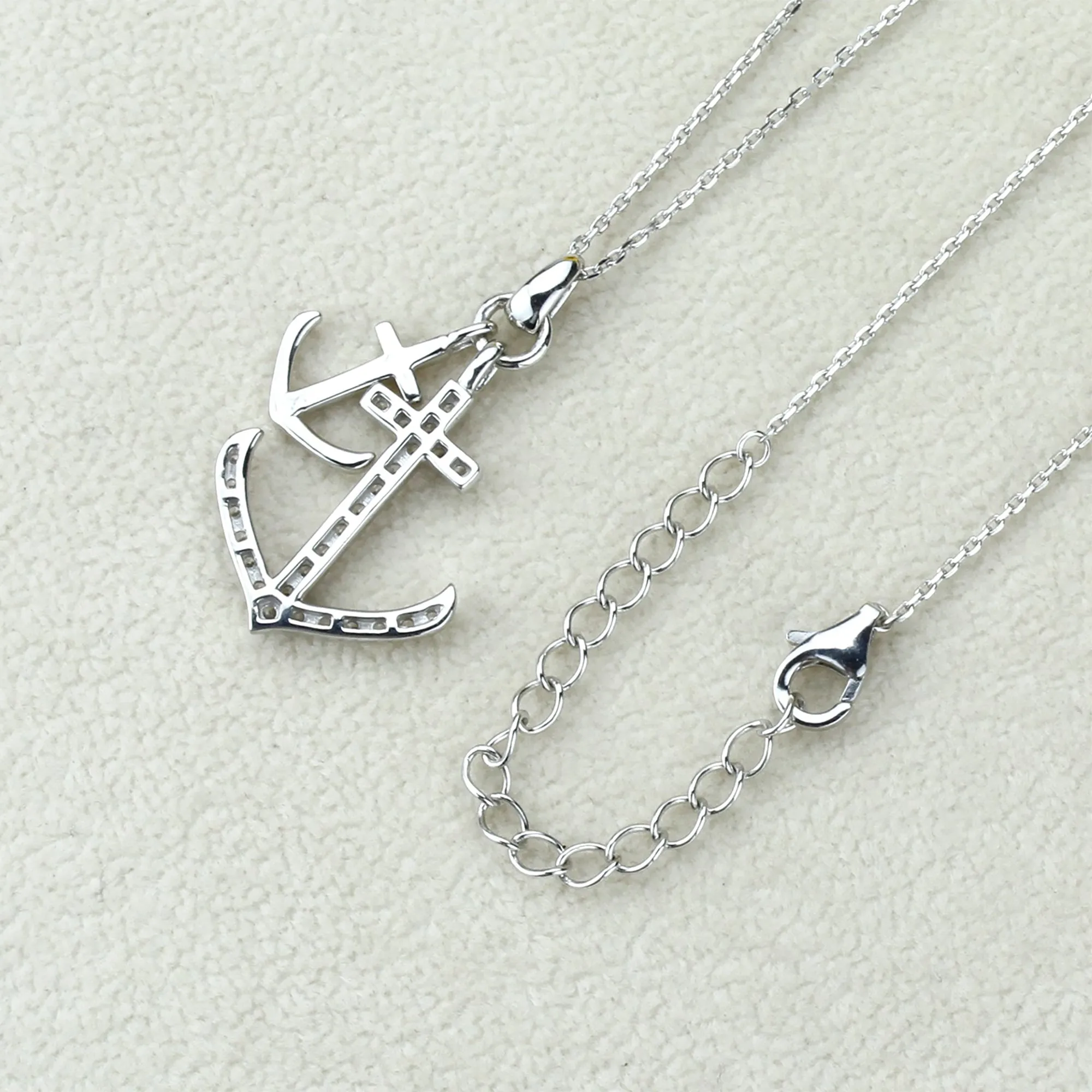 Double Anchor Necklace