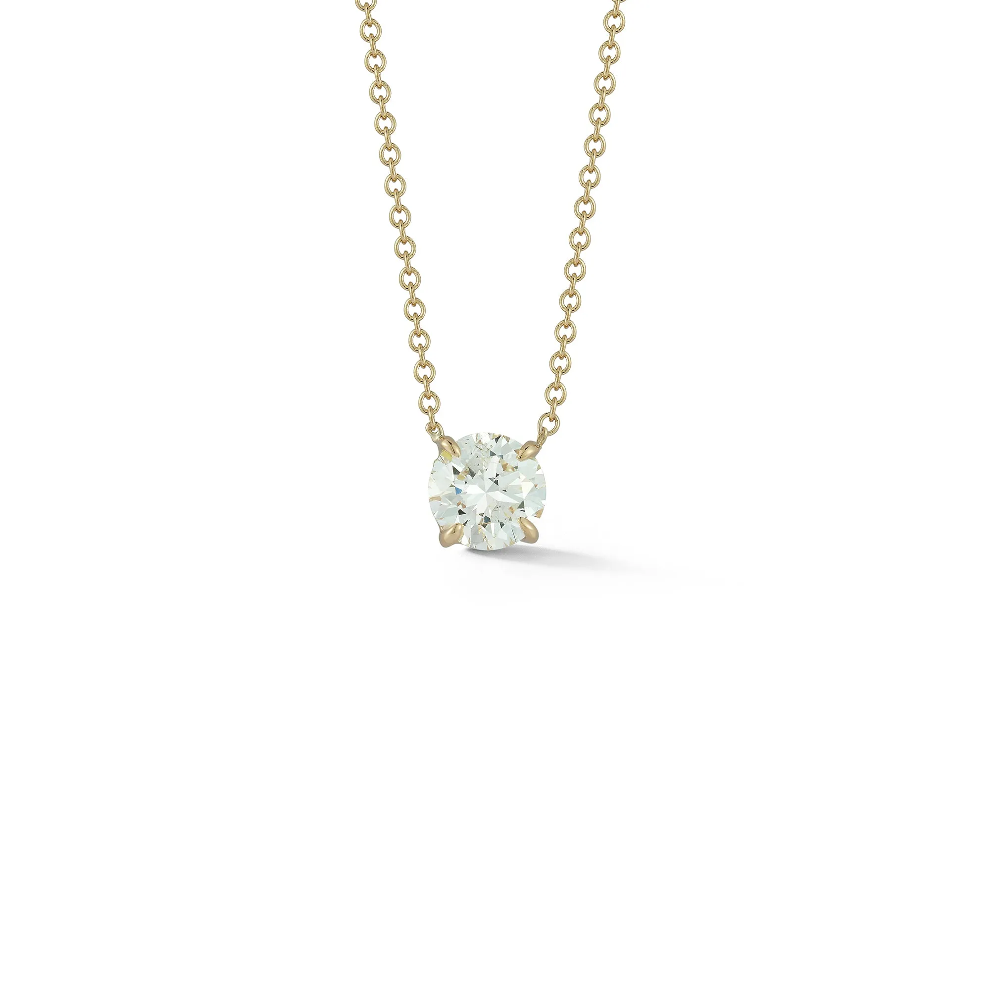 DRD 1.00 ct. Round Diamond Solitaire Necklace