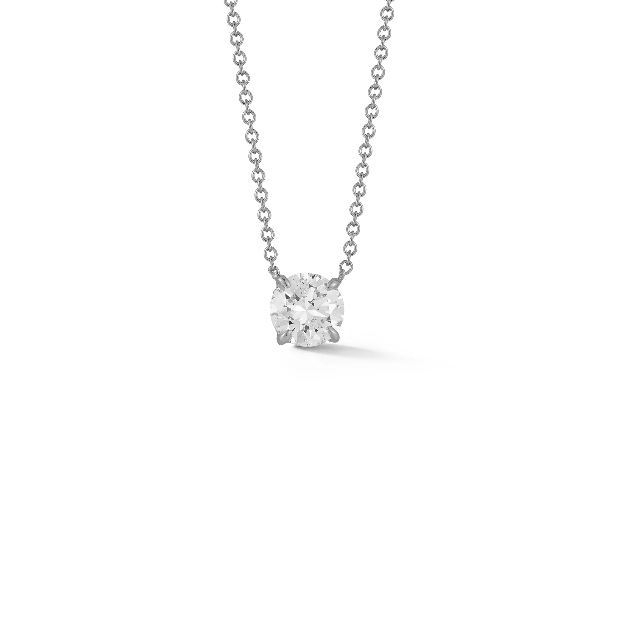 DRD 1.00 ct. Round Diamond Solitaire Necklace