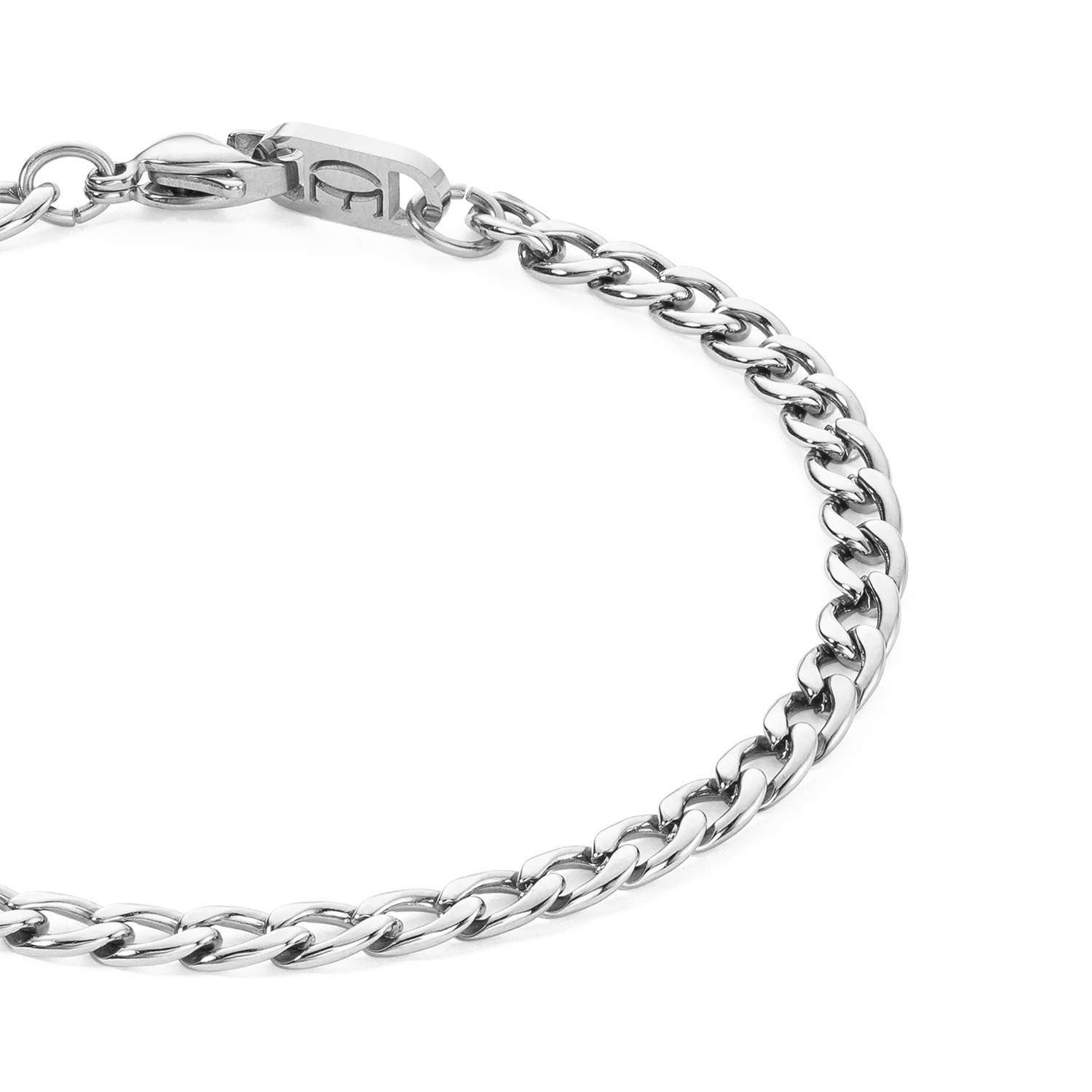 Extension chain 21 cm silver