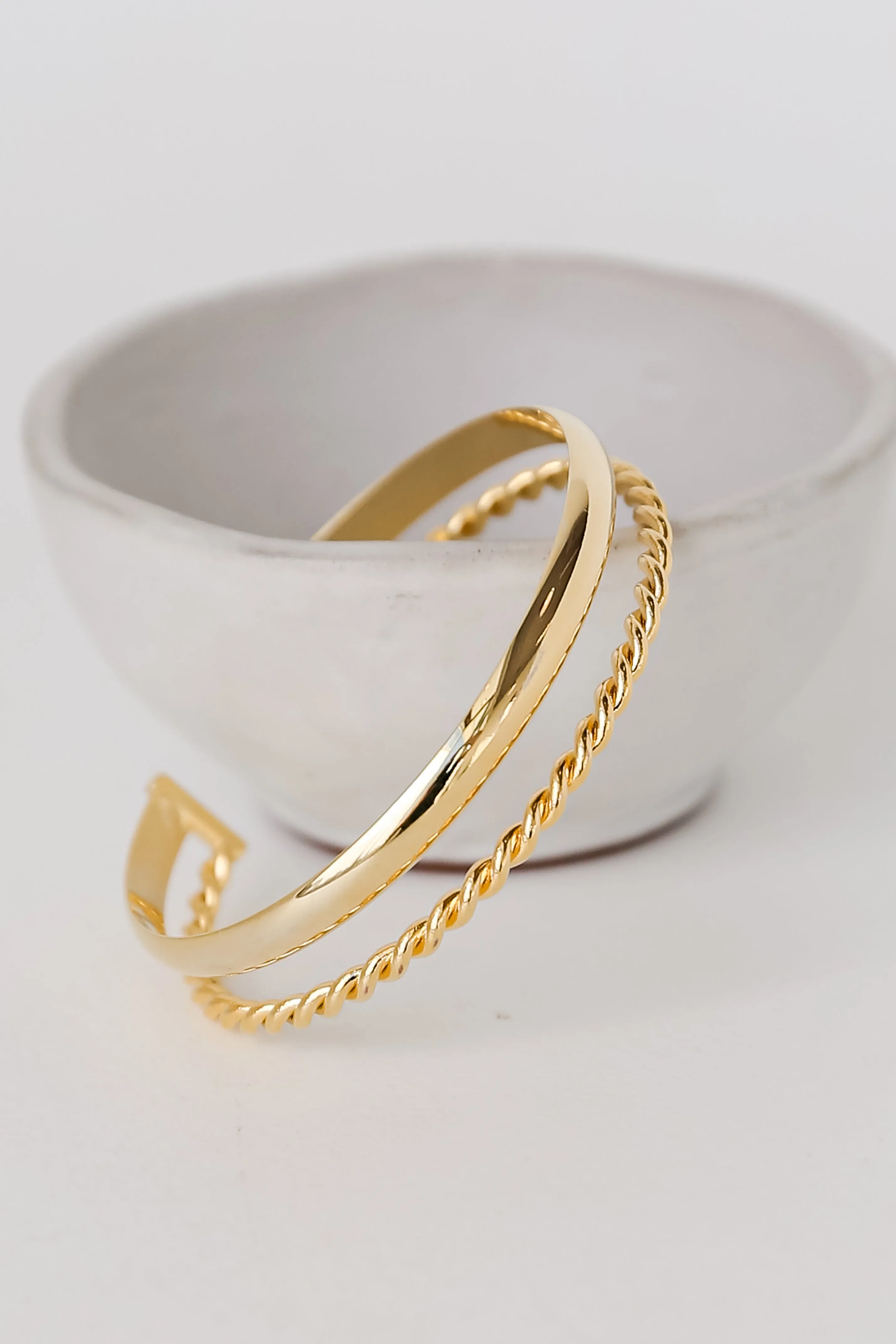 FINAL SALE - Valerie Gold Cuff Bracelet