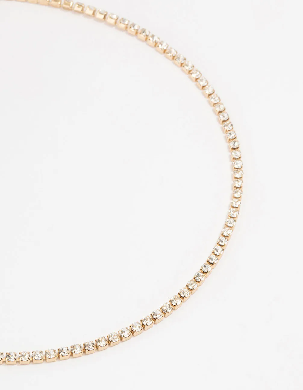 Gold Cupchain Pearl Chokers 3-Pack