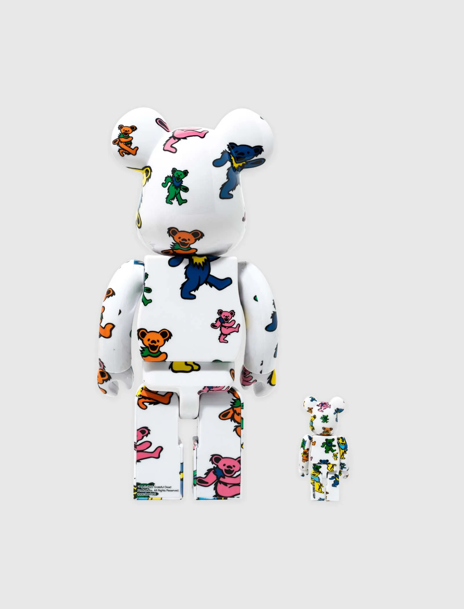 GRATEFUL DEAD DANCING BEAR 100%   400% BE@RBRICK SET