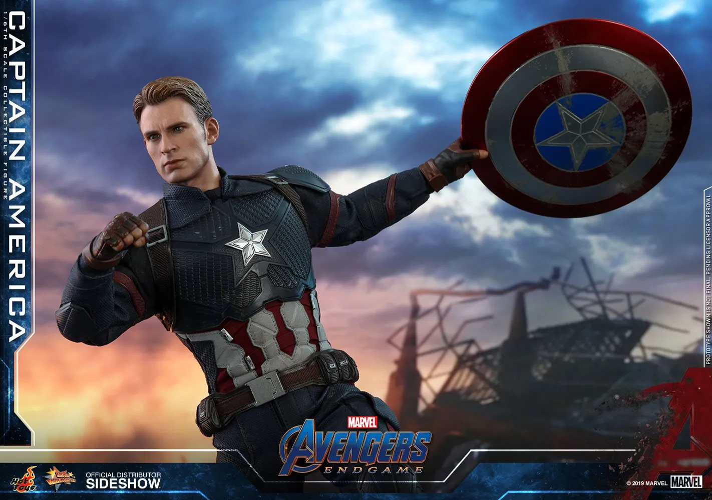 Hot Toys Movie Masterpiece 1/6 Scale Figure - Captain America (Avengers: Endgame)