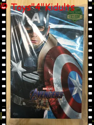 Hottoys Hot Toys 1/6 Scale MMS607 MMS 607 Avengers 4 Endgame - Captain America (Stealth Suit) Action Figure NEW