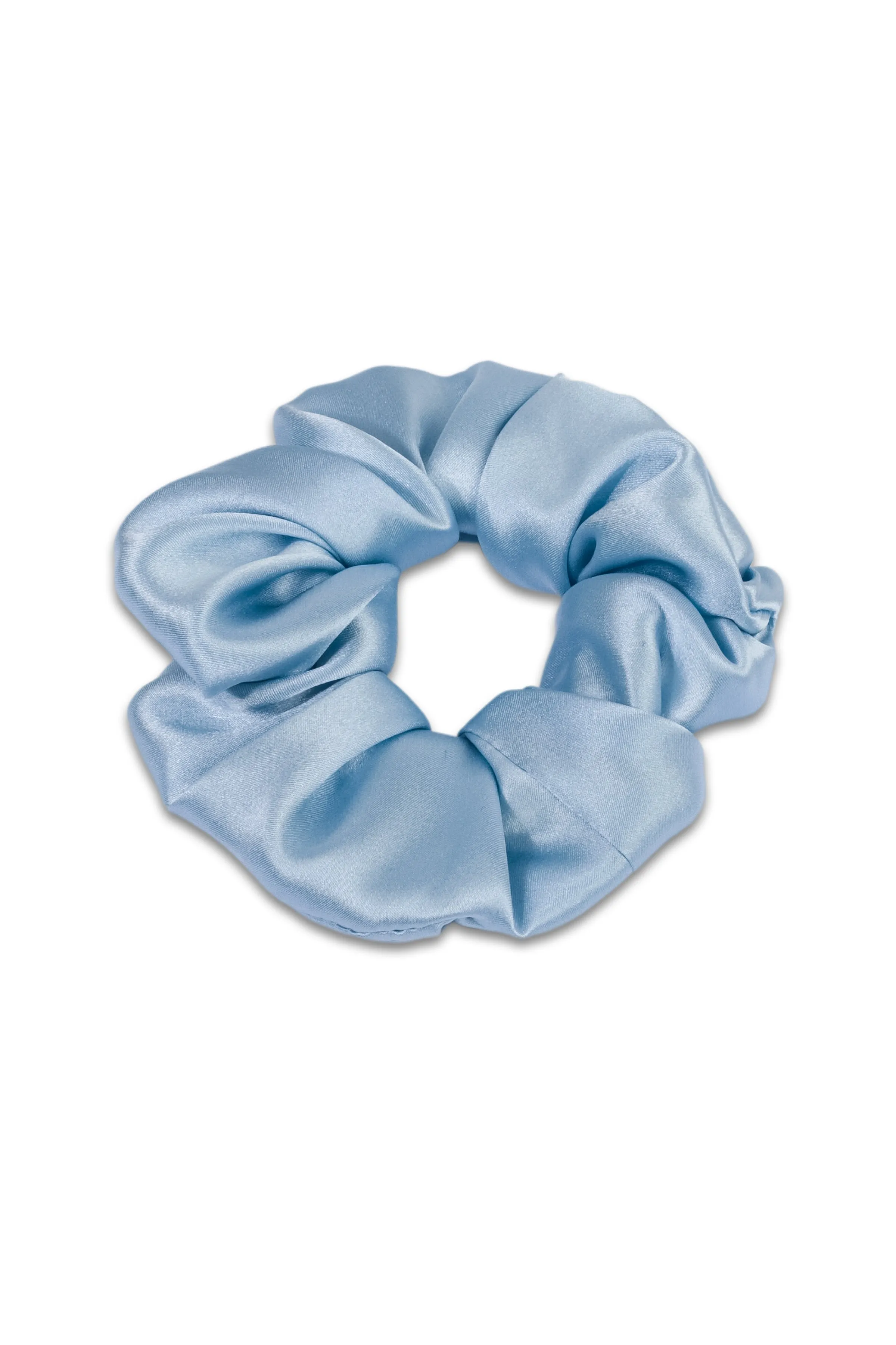 Light Blue Anabel Pure Silk Scrunchie