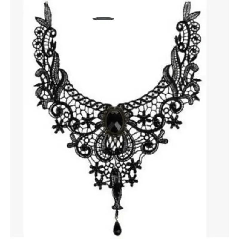 Luxe Lace Necklace with Elegant Handmade Design