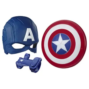 Marvel Avengers Captain America Roleplay Set (Captain America Mask and Magnetic Shield Toy for Role Play)