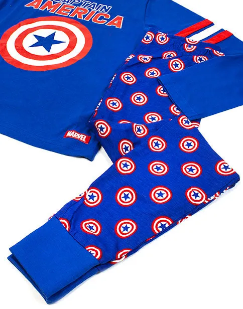 Marvel Captain America Shield Logo Boy's Pyjamas