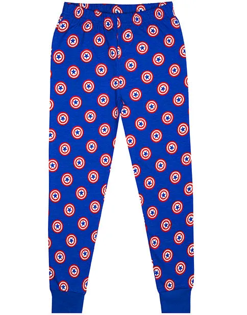 Marvel Captain America Shield Logo Boy's Pyjamas