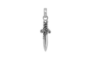 Men's Silver Dagger Pendant