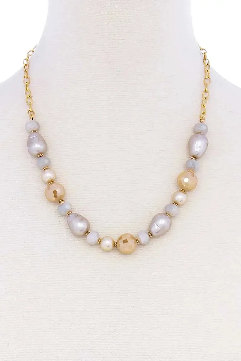 Modern Beaded Trendy Necklace