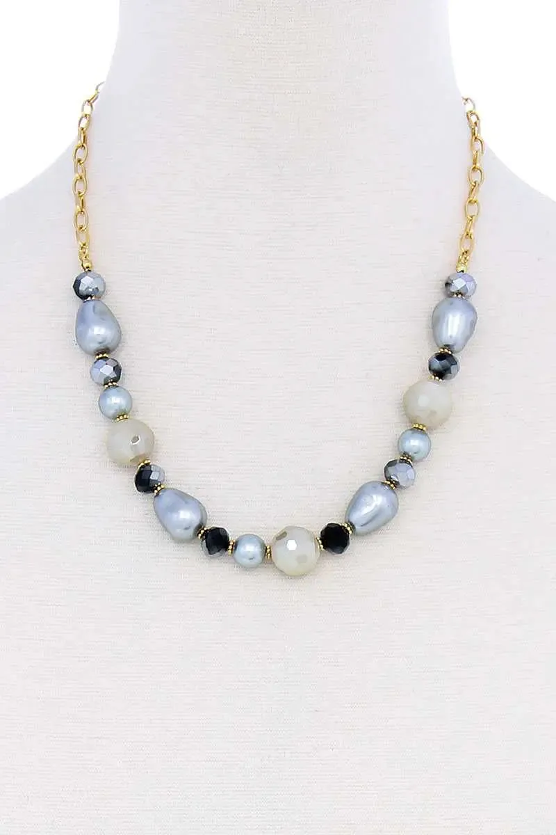 Modern Beaded Trendy Necklace