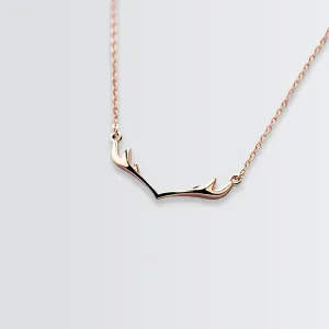 Modish Antlers Minimal Necklace