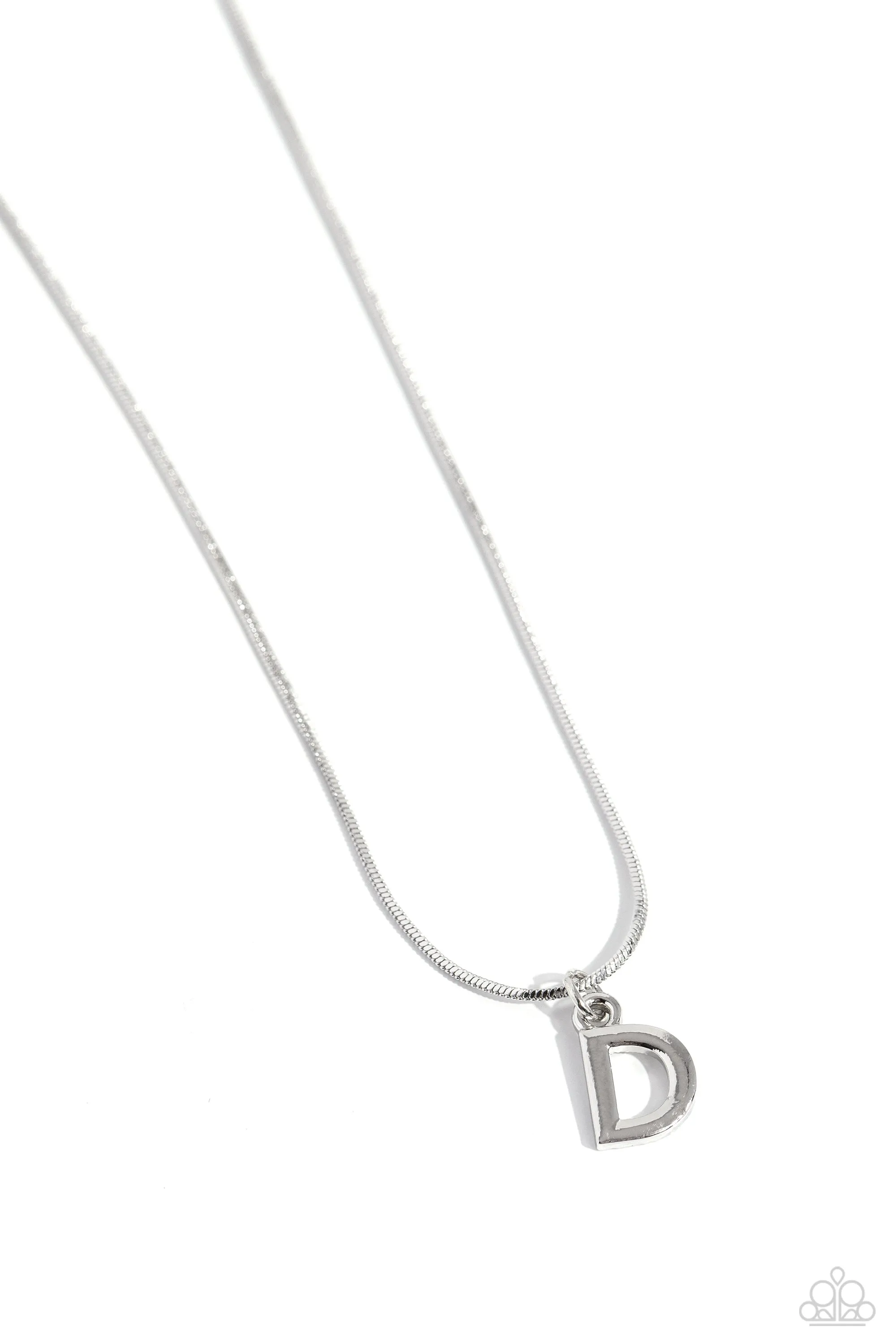 Necklaces Seize the Initial - Silver - D