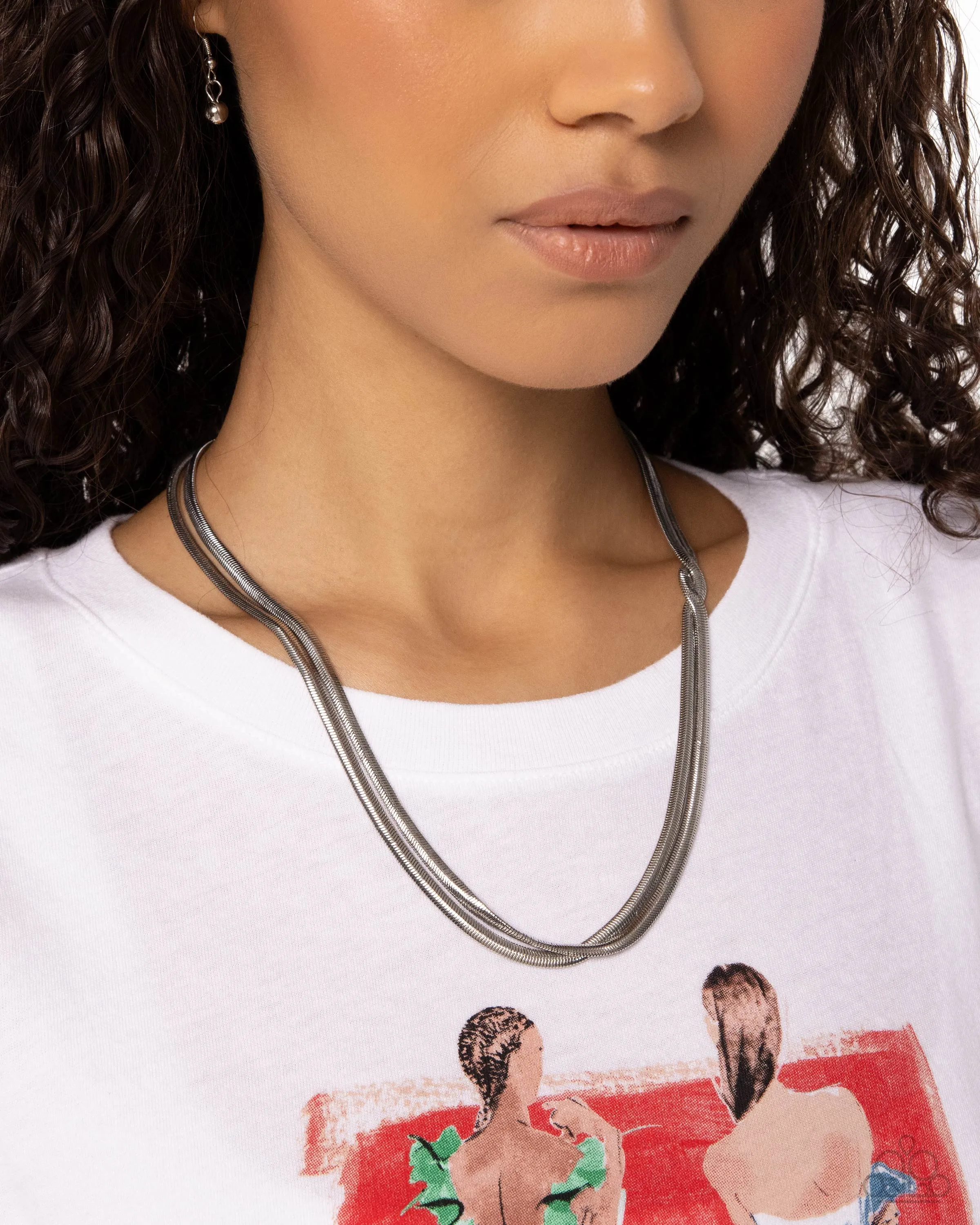 Necklaces Tasteful Time - Silver N2269