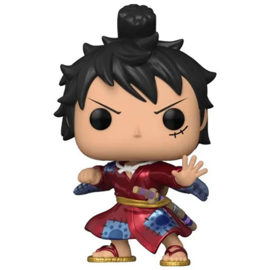 One Piece - Luffy in Kimono Metallic US Exclusive Pop! Vinyl