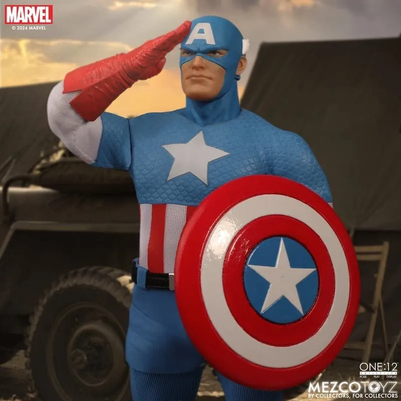 One:12 Collective Marvel Captain America (Silver Age Edition) Action Figure